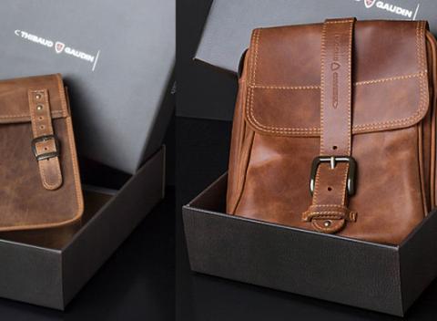 Ručne šité pánske kožené tašky v unikátnom templárskom dizajne. Každá taška od domácej značky Gaudin Monk má za sebou dlhý príbeh.