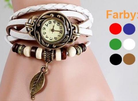 Hodinky sú nevyhnutným módnym doplnkom pre každú ženu, ktorá chce nie len chodiť na čas, ale tiež byť štýlová! Na výber v 6-tich farbách.  