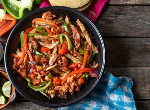 Fajitas mix - exotická pravá mexická pochúťka v Starom Meste v Hacienda & El Diablo.