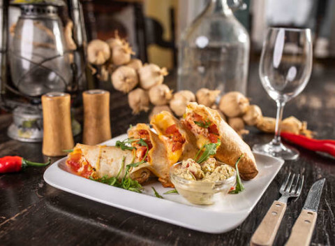 Chimichangas v Starom Meste v Hacienda & El Diablo - ingrediencie priamo z Mexika.