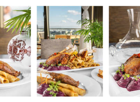 Obľúbená kačacia klasika v jedinečnom prevedení s výhľadom na Bratislavu v Restaurant Parlament.