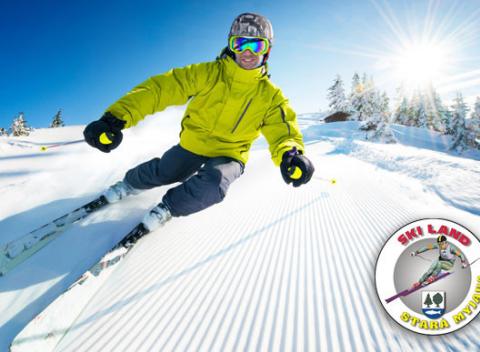 Zábava a oddych počas perfektnej lyžovačky v centre Skiland Stará Myjava. Celodenný skipass pre dospelých, seniorov a deti do 12 rokov. 