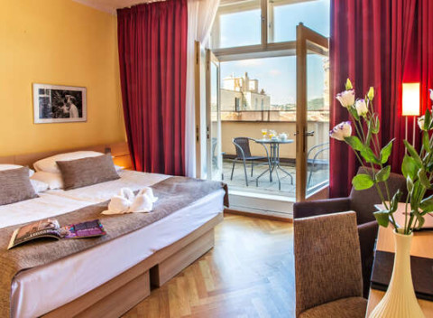 Luxusné izby hotela Amarilis**** priamo v centre Prahy s možnosťou wellness a degustácie.