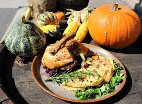 Kačacinka zo slovenskej farmy s vínkom pre 2 osoby v nádhernom prostredí Masarykovho dvora.