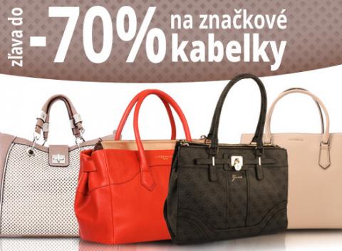 Kabelky známych značiek Zľava do výšky 50 % na celý sortiment