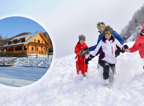 Skrytý poklad Kremnických vrchov! Skvelý pobyt v kanadskom zrube pre dvoch s polpenziou. V blízkosti lyžiarske strediská.