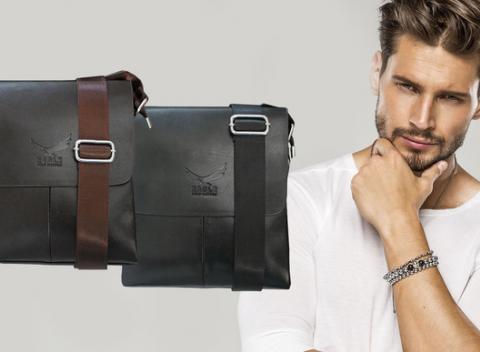 Luxusná pánska kožená taška z limitovanej série Wild Nature Eagle značky Kangaroo Kingdom je vhodná pre každého aktívneho muža. 