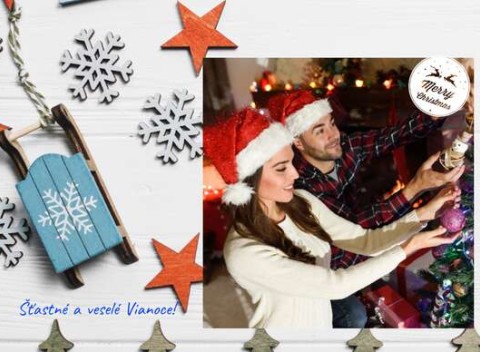 Vianočné fotopohľadnice pre vašich blízkych - potešte ich niečím osobným.