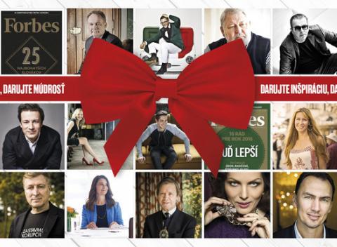 Darujte k Vianociam svojim blízkym či priateľom ročné predplatné Forbes, print + digi magazín. Darujte úspech, múdrosť a inšpiráciu. 