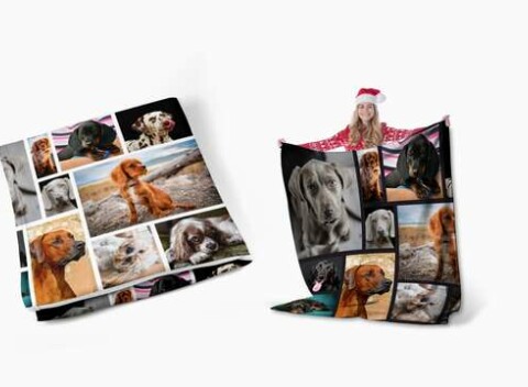 Osobitý darček v podobe hrejivej fotodeky z vlastných fotografií v dvoch rozmeroch.