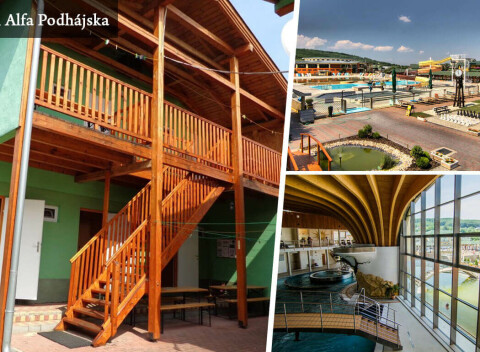 Podhájska: Príjemné ubytovanie v Penzióne Alfa neďaleko termálneho kúpaliska pre celú vašu rodinu.