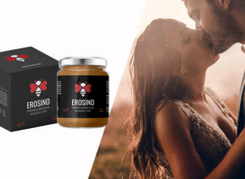 Prírodné afrodiziakum EROSINO pre mužov aj ženy, prírodný produkt na báze medu a bylín.