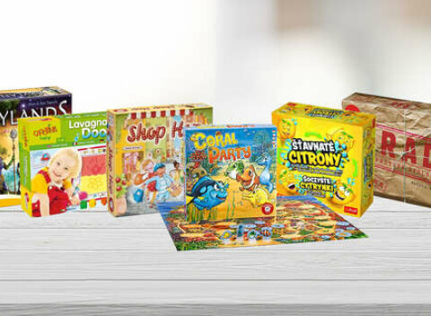 Spoločenské hry pre každého.  Spravte si doma herný večer s celou rodinou.