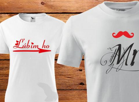 Povedzte svojej láske, čo cítite! Ide to aj bez slov. Tričko s potlačou, ktoré vás bude vašej polovičke pripomínať vždy, keď si ho oblečie. 