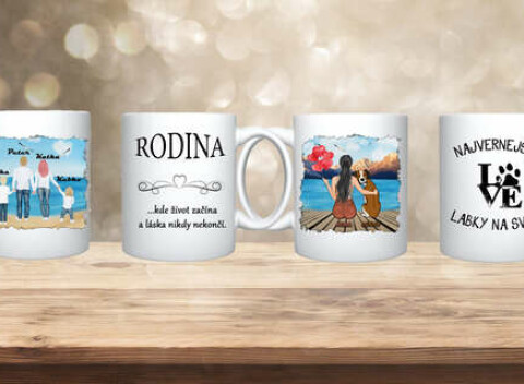 Personalizované hrnčeky s potlačou. Skvelý osobný darček pre blízkych.