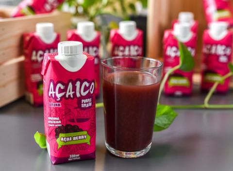 Krabica plná zdravých Acaico nápojov - 12ks, vyrobených z malého tropického superovocia Acai, bohatého na antioxidanty, vitamíny a minerály.