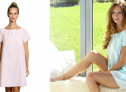 Luxusná dámska nočná košeľa z organickej bavlny, zaručí vašej nežnej polovičke absolútne pohodlie.