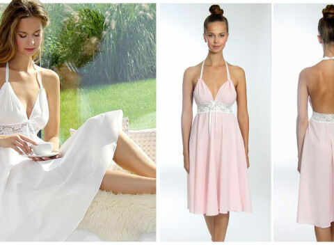 Kvalitná dámska nočná košieľka z jemnej organickej bavlny pre sladký spánok vašej polovičky.