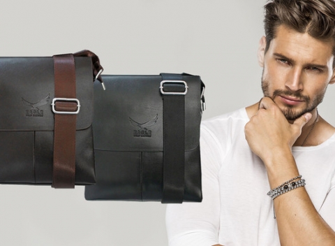 Luxusná pánska kožená taška z limitovanej série Wild Nature Eagle značky Kangaroo Kingdom je vhodná pre každého aktívneho muža. 