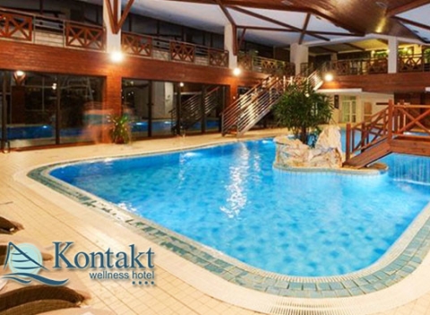 Našli sme raj priamo vo Vysokých Tatrách. Skvelé 3-hodiny vo wellness a luxusná 4-chodová večera pre 2 osoby v Kontakt Wellness Hoteli****.