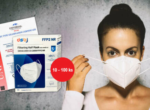 Respirátory FFP2 bez ventilu s certifikáciou (10 až 100 kusov). Chráňte seba i svoju rodinu!