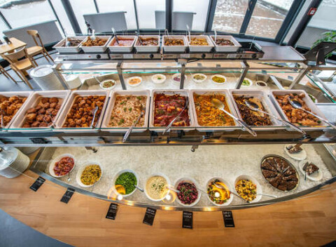 Vegánske menu v najväčšej vegánskej reštaurácii na Slovensku, so sebou take away alebo rozvoz.