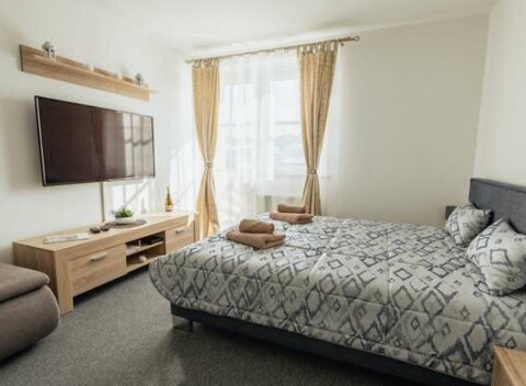 Plne vybavený apartmán len 10 min. pešo od Vodného parku Bešeňová.