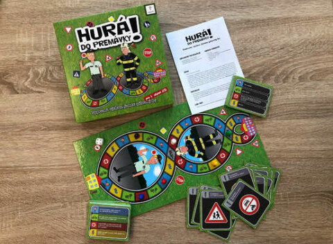 Hurá do premávky - dopravná výchova formou zábavnej stolovej hry pre deti a rodičov.