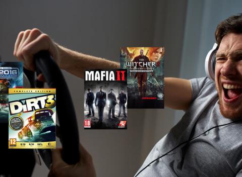 Digitálna distribúcia - stiahnete si hru zo služby STEAM a pomocou kľúča ju aktivujete. V ponuke Mafia 2, Witcher 2, Shadow of Mordor...