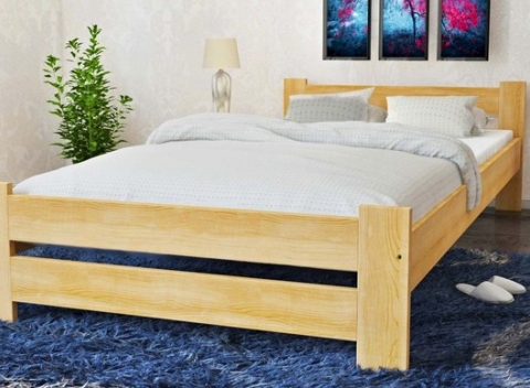 Skvelé pohodlné postele Vito z masívu vrátane roštu a matracu Comfort. Kvalitný spánok je predzvesťou úspešného dňa. 