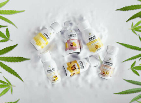 Konopný CBD shot s rôznymi príchuťami – kanabidiol v inovatívnej forme.