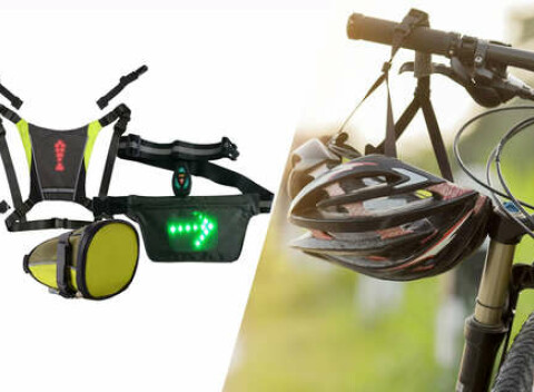 LED smerovky s diaľkovým ovládaním pre kolobežkárov a cyklistov