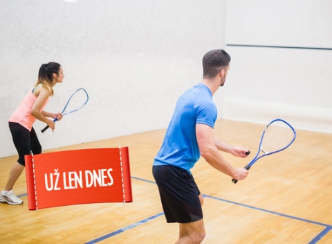 Hodinový vstup na squash v Tenis Club Trnávka. Zábava s priateľmi a  efektívne vyplavenie endrofínov.