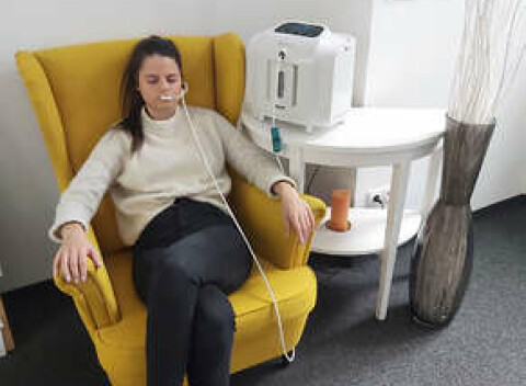 Nadýchnite sa čistého kyslíka - oxygenoterapia s 95 % kyslíkom.