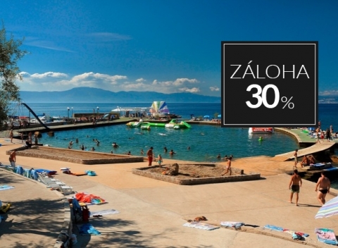Pobyt s polpenziou, občerstvením a zľavami v modernom hoteli Malin**** na chorvátskom ostrove Krk.