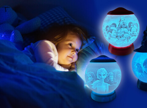 Oceňte originalitu! Rozprávková 3D lampa pre ešte sladšie zaspávanie.