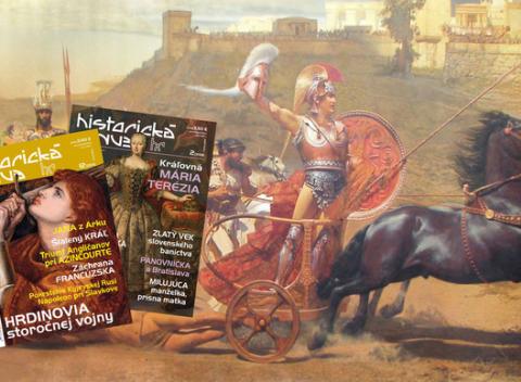 Časopis Historická Revue. Jediný slovenský magazín o histórii a archeológii. Mesačník je ideálnou učebnou pomôckou.