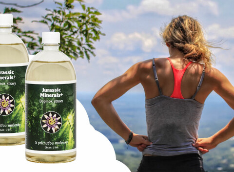 Jurassic Minerals - iónový komplex 72 organických minerálov a stopových prvkov.