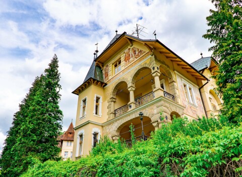 Luhačovice v kúpeľnom parku vo Vládnej vile so vstupom do aquacentra, Nordic Walking a polpenziou.