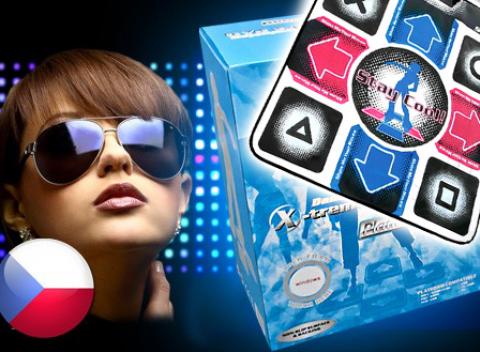 Tanečná podložka Standard + hra Stepmania kompletne v češtine, nová vylepšená verzia!!
