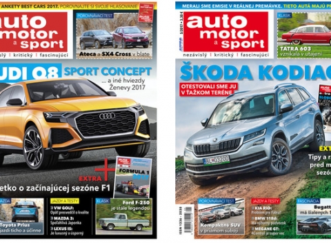 Nechajte sa vlákať do sveta motorov. Predplatné na 12 alebo 6 časopisov Auto motor a šport pre milovníkov automobilov. 