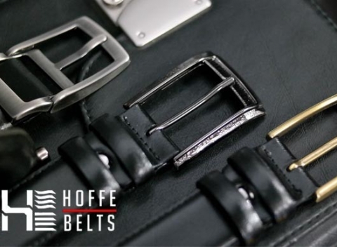 Elegantné pánske opasky HOFFEBELTS - pravá koža, vyrobené na Slovensku.