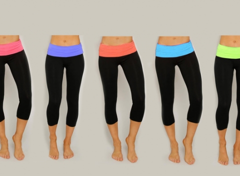 Dámske fitness legíny s prímesou bambusu. S týmito legínami sa vo fitku hanbiť veru nebudete.