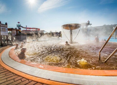 Pobyt len 200 m od termálov v Hoteli Flóra s chutnou polpenziou a zľavou do aquaparku až 45 %.