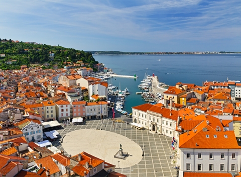 5* prímorský luxus s výhľadom na more a súkromnou plážou, s vlastným kasínom v Slovinsku.