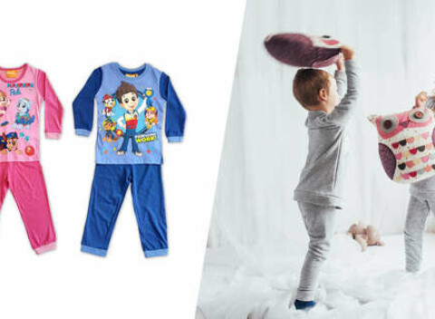 Detské pyžamo s motívmi z rozprávky Paw Patrol zo 100 % bavlny v dvoch farbách.