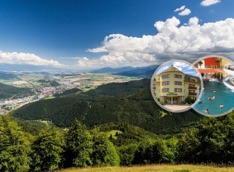 Leto v centre Liptova z pohodlia hotela Summit*** , pár krokov od aquaparku Gino Paradise Bešeňová.