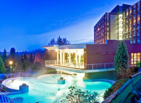 Maďarsko len 750 m od jazera Hévíz v Ensana Thermal Aqua **** s all inclusive stravou a wellness.