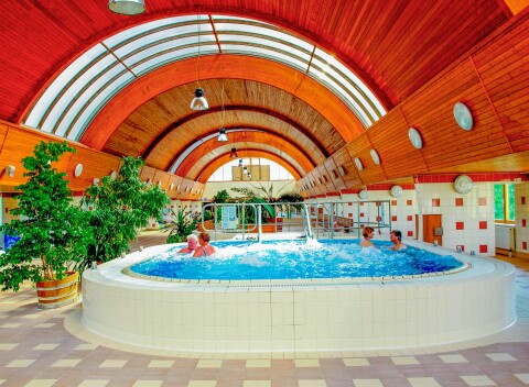 Maďarsko len 200 m od parádnych termálnych kúpeľov v Lídia Hoteli Harkány*** s raňajkami a wellness.