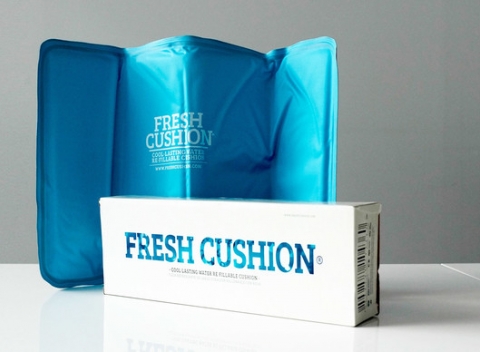 Chladivý vodný vankúš pre horúce letné dni. Dokonalé osvieženie a relax.